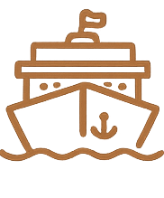Lage logo bateau