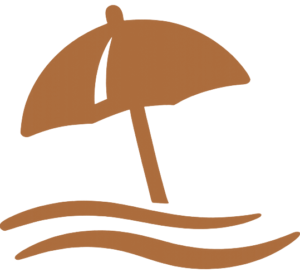 Lage logo plage
